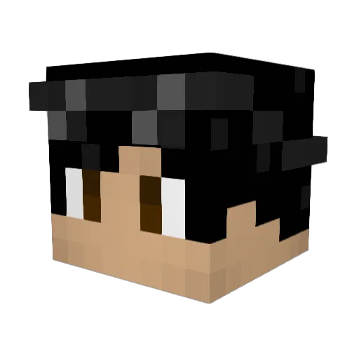 eldominio2 Minecraft avatar head, 3D render