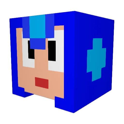 eldoraki Minecraft avatar head, 3D render