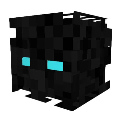 eleciont Minecraft avatar head, 3D render