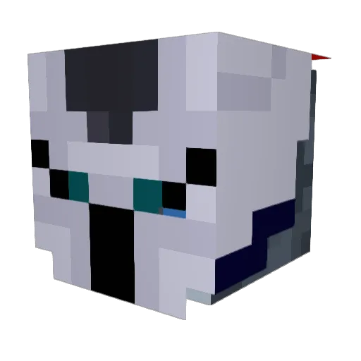 electabuzz12 Minecraft avatar head, 3D render