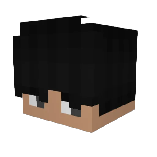 electricpizza123 Minecraft avatar head, 3D render