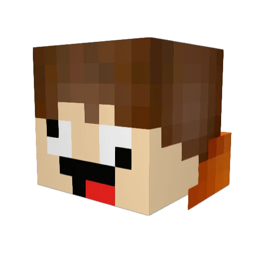electro152 Minecraft avatar head, 3D render