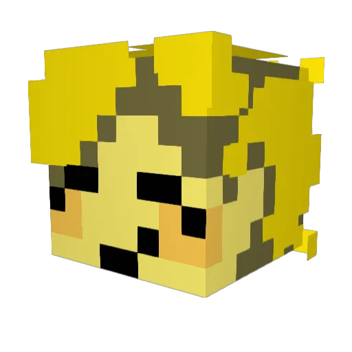 electrospider13 Minecraft avatar head, 3D render