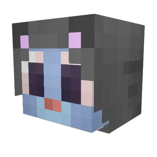 elegant783 Minecraft avatar head, 3D render