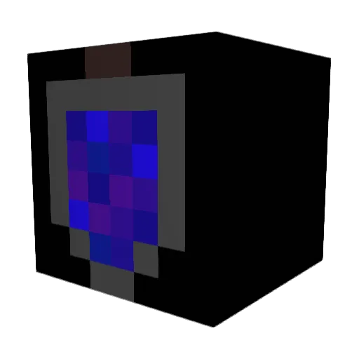elektronic11 Minecraft avatar head, 3D render