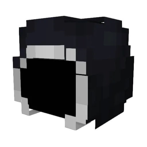 elem_nt Minecraft avatar head, 3D render