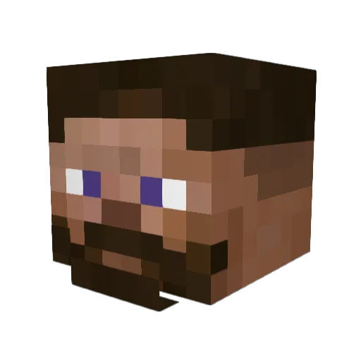 eleman49 Minecraft avatar head, 3D render