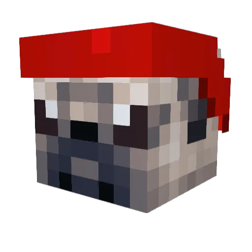 elememeza Minecraft avatar head, 3D render