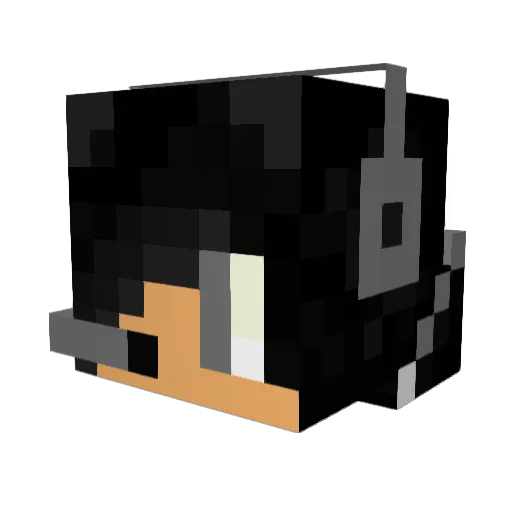 elementalninja12 Minecraft avatar head, 3D render