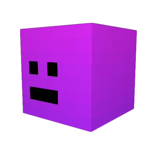 elementcone Minecraft avatar head, 3D render