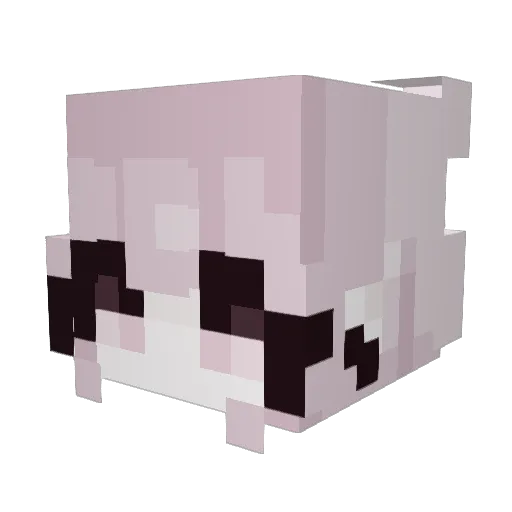 elena3110 Minecraft avatar head, 3D render