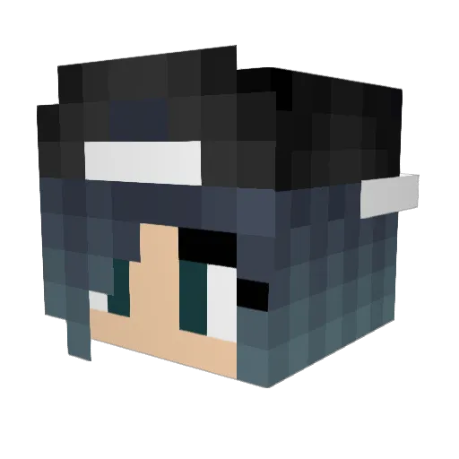 elenahb17 Minecraft avatar head, 3D render