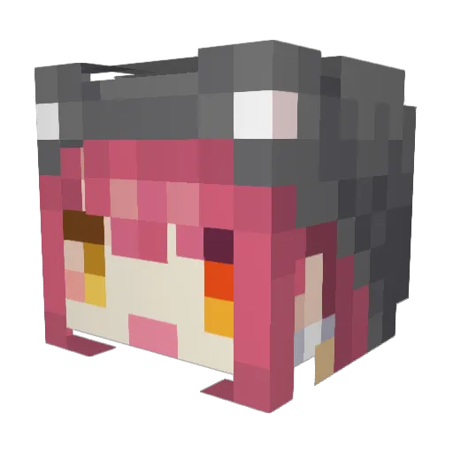 elenan69 Minecraft avatar head, 3D render