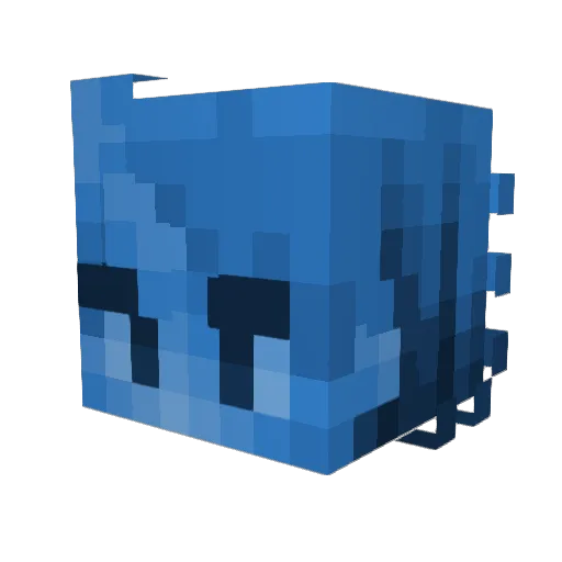 elenapocalypse Minecraft avatar head, 3D render