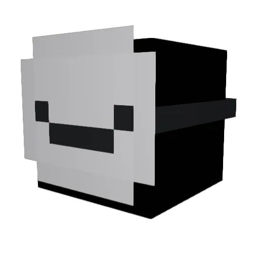 elencho Minecraft avatar head, 3D render