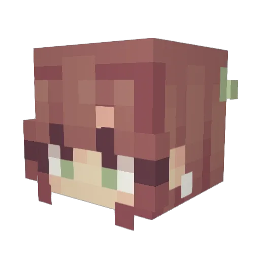 elenitsy Minecraft avatar head, 3D render