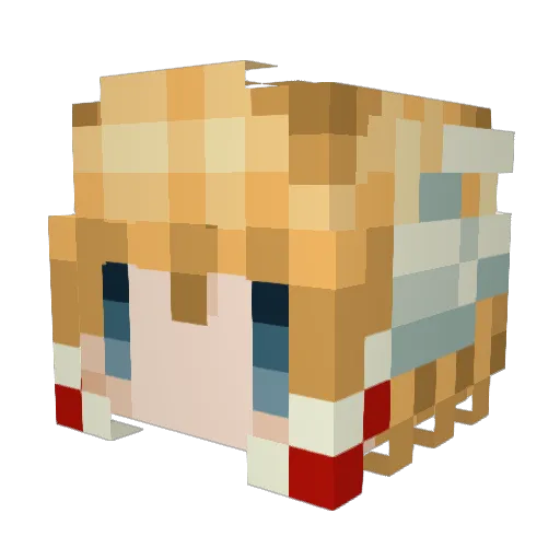 elephants151 Minecraft avatar head, 3D render