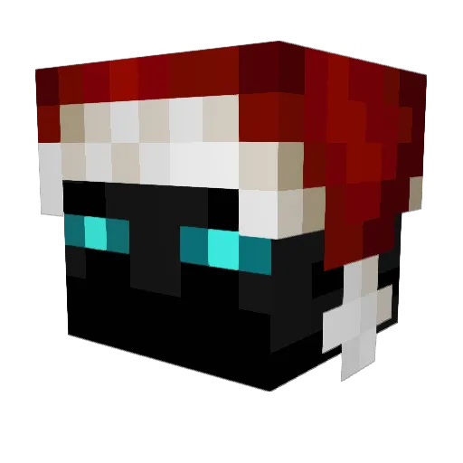 eletrop Minecraft avatar head, 3D render