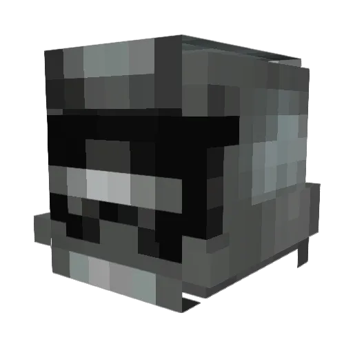 elevator225 Minecraft avatar head, 3D render