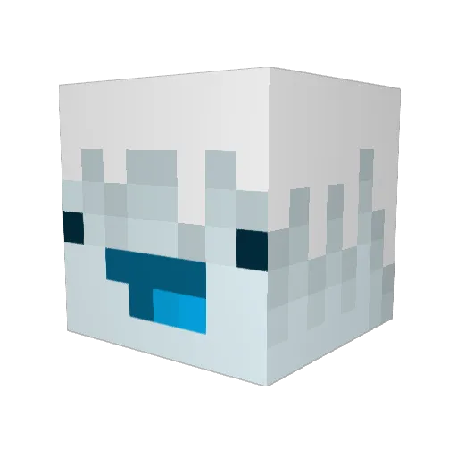 elevis345 Minecraft avatar head, 3D render