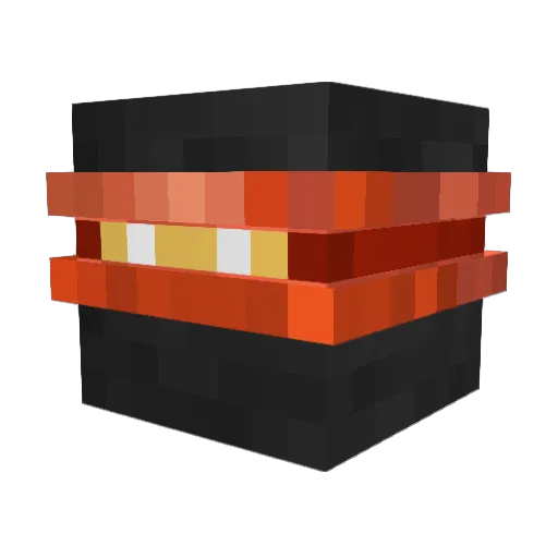 elfabet1 Minecraft avatar head, 3D render