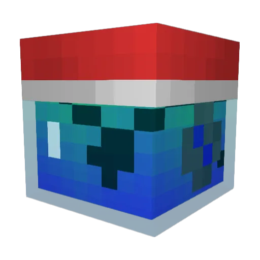 elfabias Minecraft avatar head, 3D render