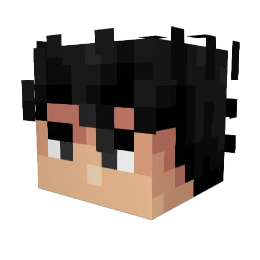 elfari23 Minecraft avatar head, 3D render