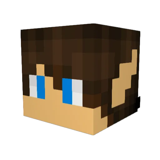 elfboylee Minecraft avatar head, 3D render