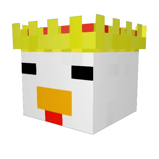 elfedurri Minecraft avatar head, 3D render