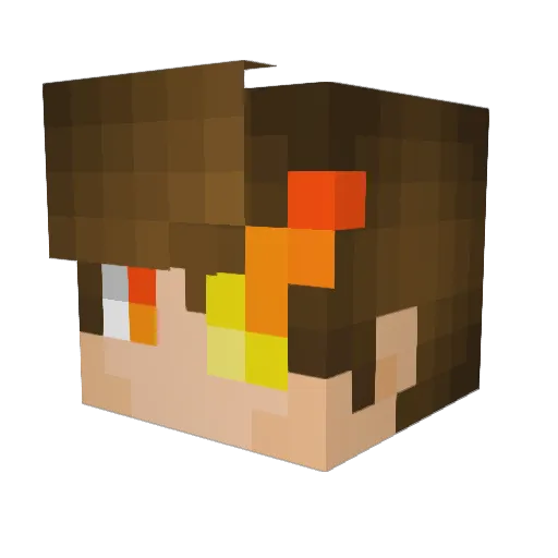 elfenjunge123 Minecraft avatar head, 3D render
