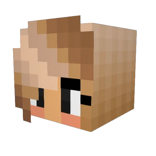 elfie67 Minecraft avatar head, 3D render