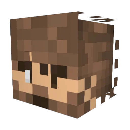 elfikey86 Minecraft avatar head, 3D render