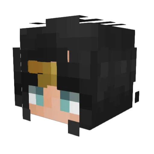 elfranco Minecraft avatar head, 3D render