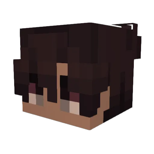 elgerardish Minecraft avatar head, 3D render