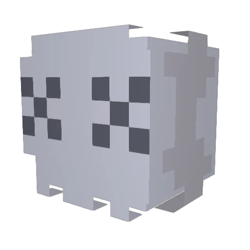elguero24 Minecraft avatar head, 3D render