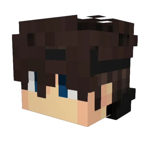 elhefe99 Minecraft avatar head, 3D render