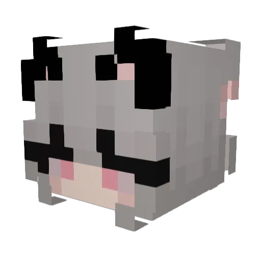 eli4na Minecraft avatar head, 3D render