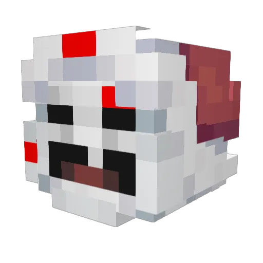 eliaaasft Minecraft avatar head, 3D render