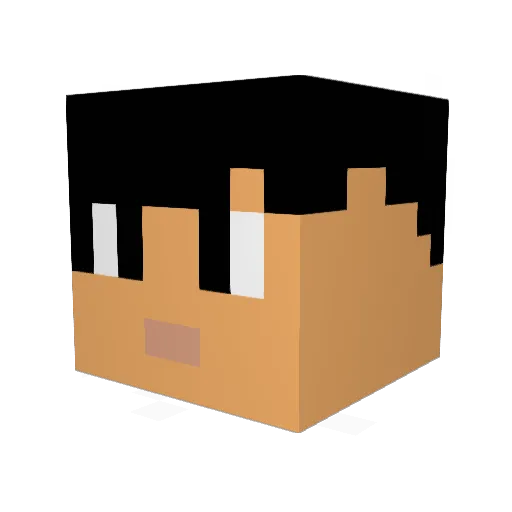 elias2p Minecraft avatar head, 3D render