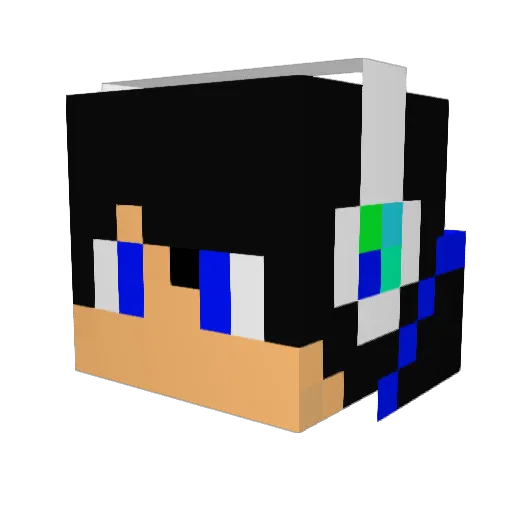 elias8001 Minecraft avatar head, 3D render