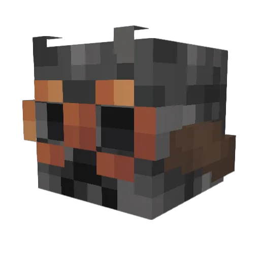 eliaspr Minecraft avatar head, 3D render