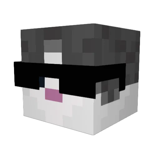 elibaxter Minecraft avatar head, 3D render