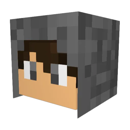 elic13 Minecraft avatar head, 3D render
