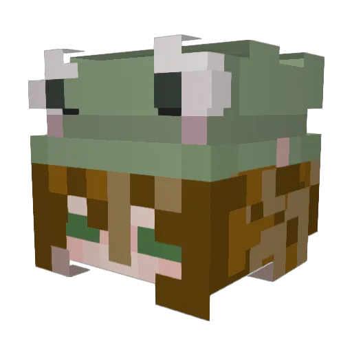 elichenbeth Minecraft avatar head, 3D render