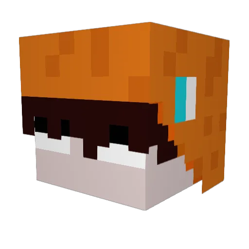 elifisch123 Minecraft avatar head, 3D render