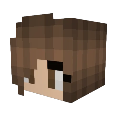 eliizabee Minecraft avatar head, 3D render