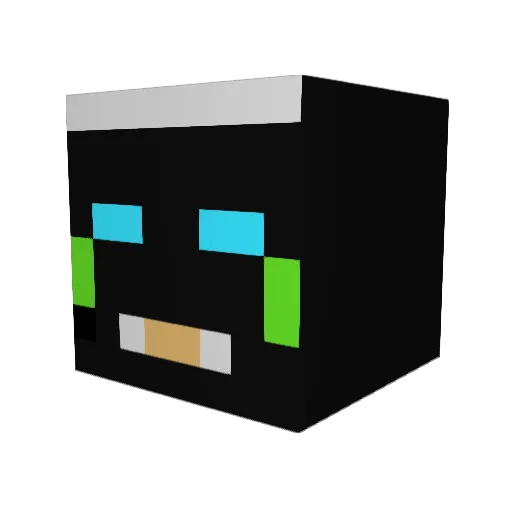 elijahenoch Minecraft avatar head, 3D render