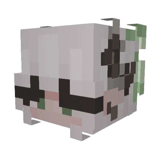 elikalon1 Minecraft avatar head, 3D render