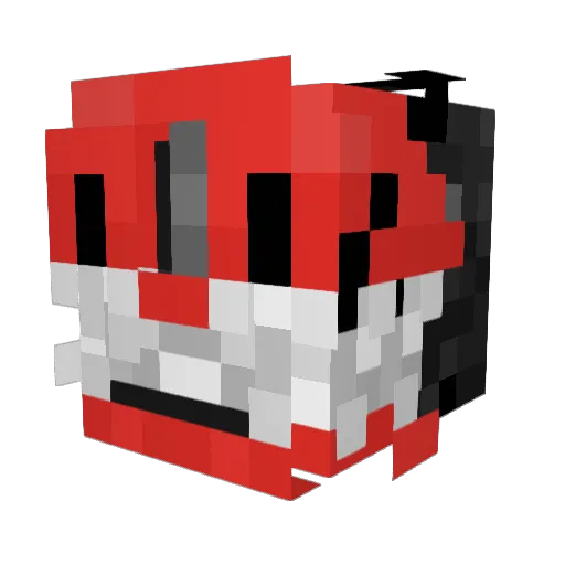elikt Minecraft avatar head, 3D render