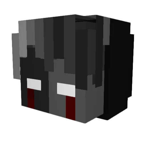 eliluvsuuu Minecraft avatar head, 3D render